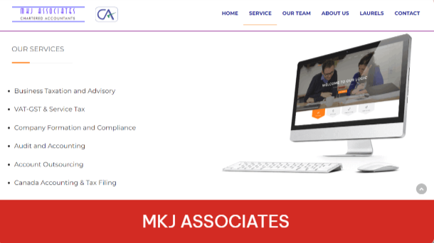 Website developed by nandyavart consultancy services
